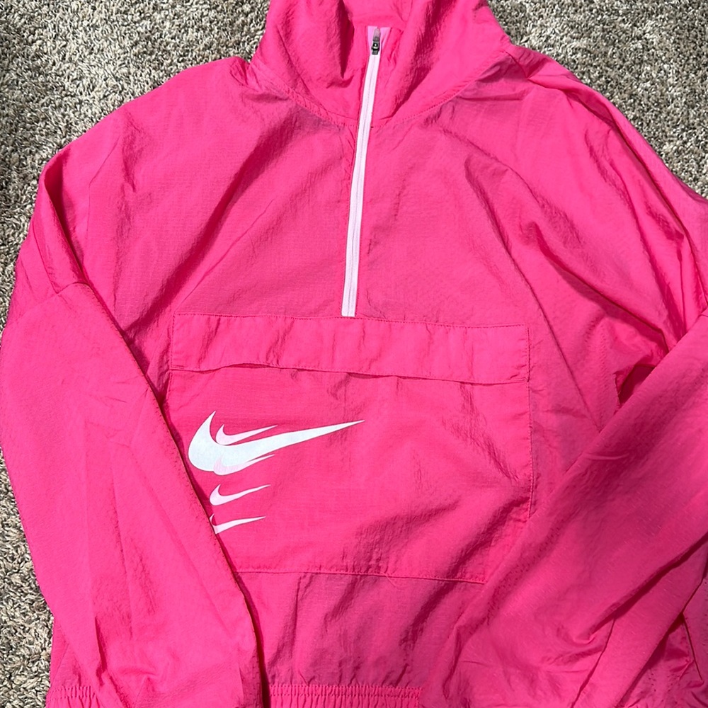 Nike crop top zip up